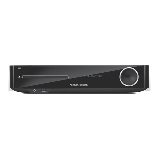 Harman Kardon BDS 275 Owner's Manual