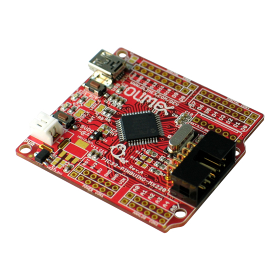 OLIMEX PIC32-PINGUINO-MX220 User Manual