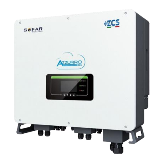 ZUCCHETTI ZCS HYD 10KTL-3PH User Manual