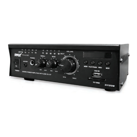 Pyle Pro PCAU48BT User Manual