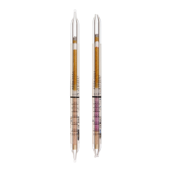 Dräger Draeger-Tube Mercaptan 20/a Instructions For Use