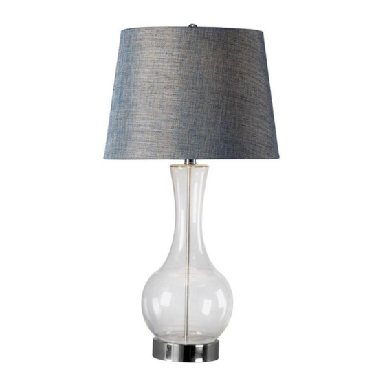 Kenroy Home TABLE LAMP-3 WAY-150W Use And Care Manual