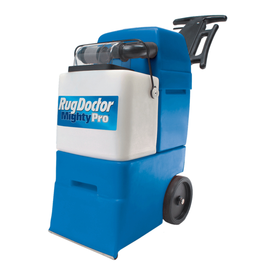 RugDoctor Mighty Pro Quick Start Manual
