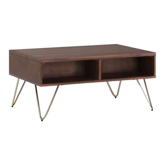 SIMPLIHOME brooklyn + max WyndenHall AXCHUNSM-01-WAL Manual