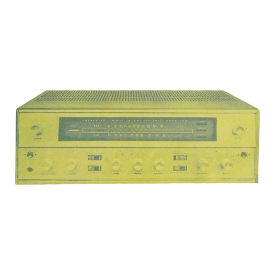 Lafayette LR-800 Installation And Operation Manual