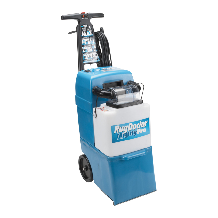 RugDoctor Mighty Pro, Mighty Pro X3, Wide Track - Carpet Cleaner Manual