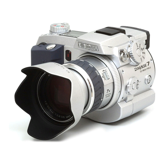 Minolta DIMAGE 5 Instruction Manual