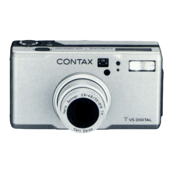 Contax Tvs Digital Instruction Manual