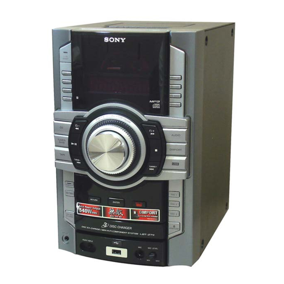 Sony HCD-ZT4 Service Manual