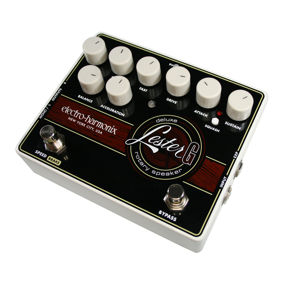 Electro-Harmonix LESTER G User Manual