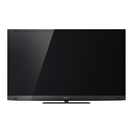 Sony Bravia KDL-32EX721, Bravia KDL-46EX724 Manuals