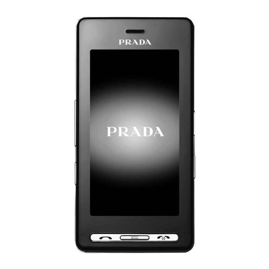LG Prada KE850 User Manual