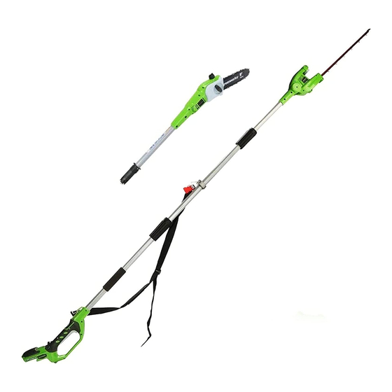 GreenWorks G24PSH Cordless Pole Saw Manuals