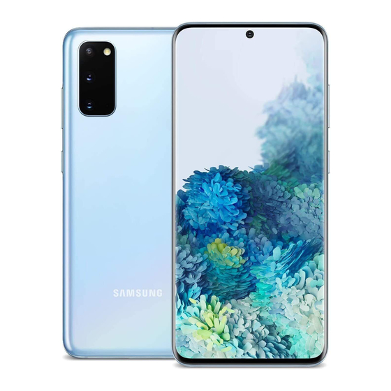 User Manuals: Samsung SM-G981W Galaxy S20 5G