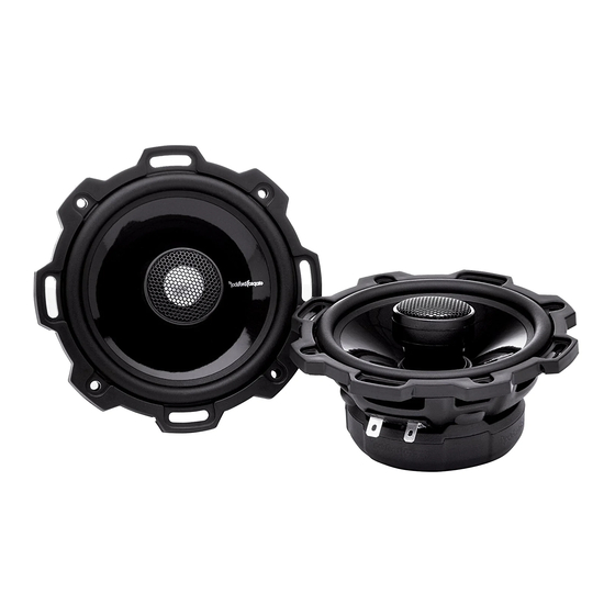 Rockford Fosgate T142 Installation & Operation Manual