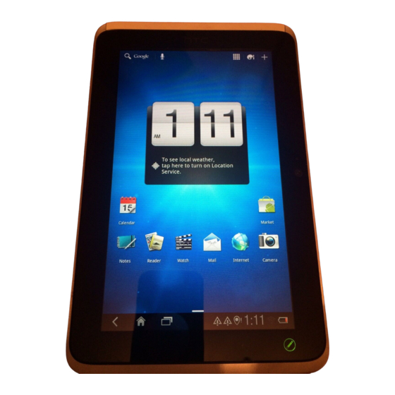 HTC Flyer User Manual