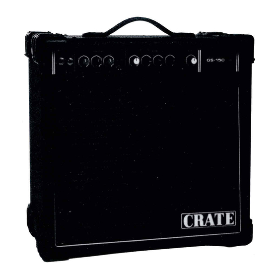 Crate GS.150 Owner's Manual