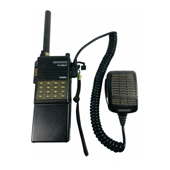 Kenwood TH-25A Service Manual
