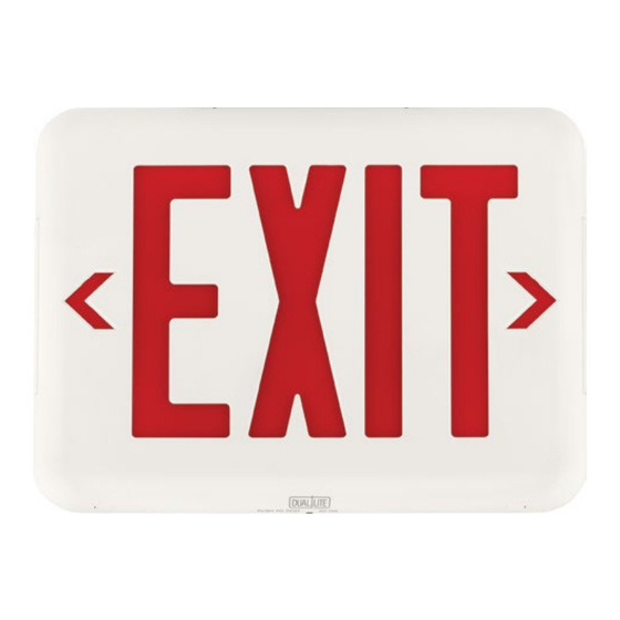 Current Dual-Lite EVE Series Installation, Operation And Maintenance Instructions