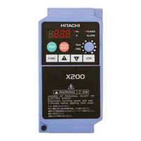 Hitachi X200-004L Instruction Manual