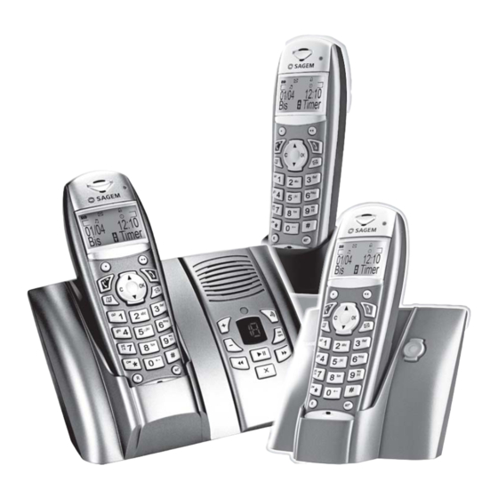 Sagem D30V User Manual