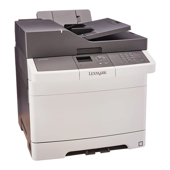 Lexmark CX310n Service Manual