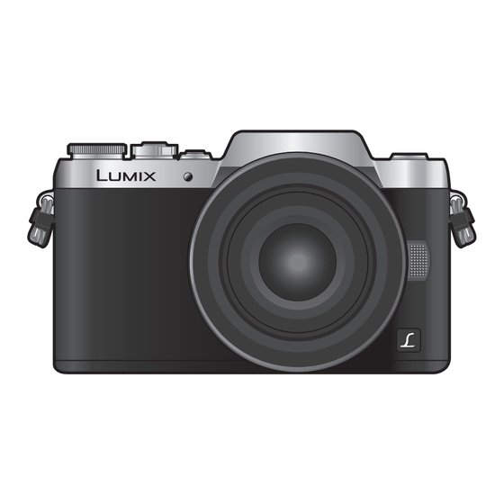 Panasonic LUMIX DMC-GF8K Basic Operating Instructions Manual