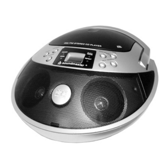 SOUNDMASTER SCD 2600 User Manual