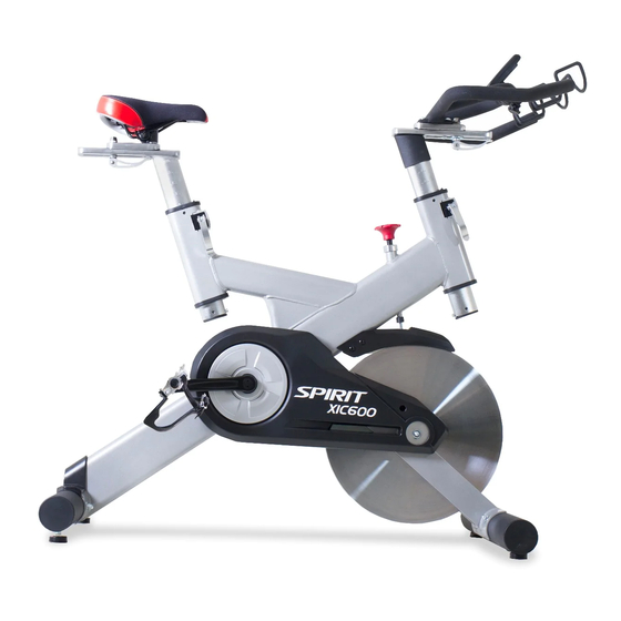 Spirit XIC600 Owner's Manual