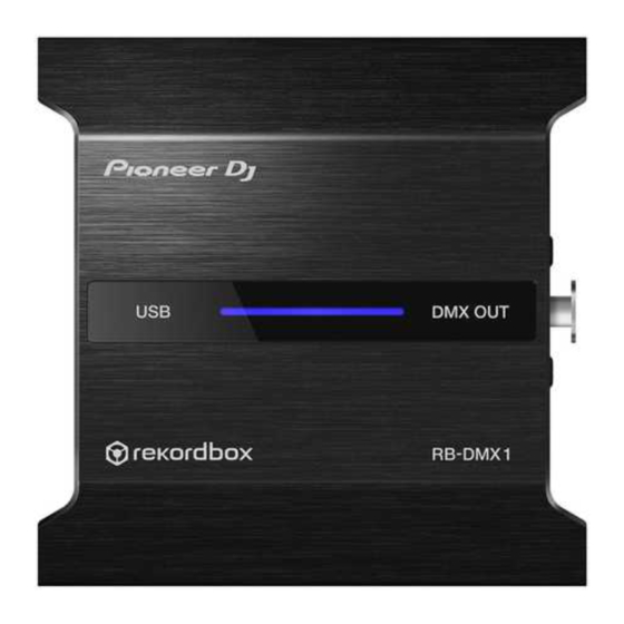 PIONEER DJ rekordbox Operation Manual