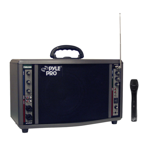 Pyle Pro PWMA3600 Owner's Manual