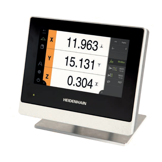 HEIDENHAIN QUADRA-CHEK 2000 Manuals