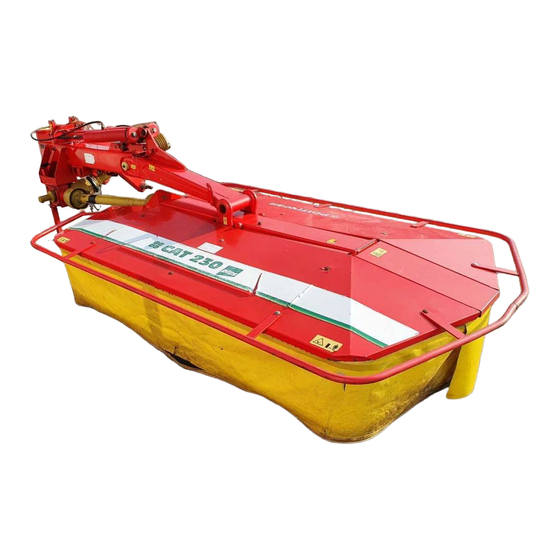 Pottinger CAT 230 plus Operating Instructions Manual