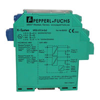 Pepperl+Fuchs KFD2-SCD2-Ex1.LK Manual