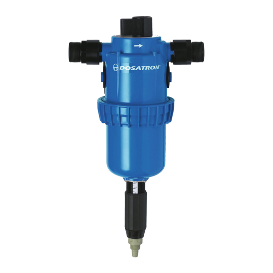 dosatron D45RE15 Troubleshooting Manual