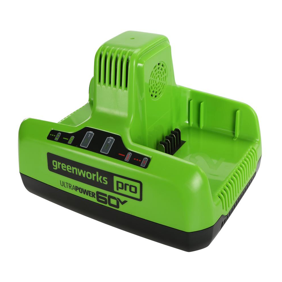 GreenWorks Pro 60DPC10A Operator's Manual