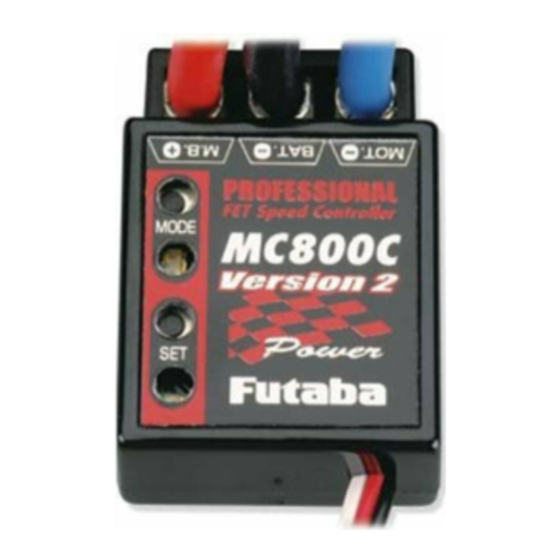 FUTABA MC800C Ver.2 Instruction Manual