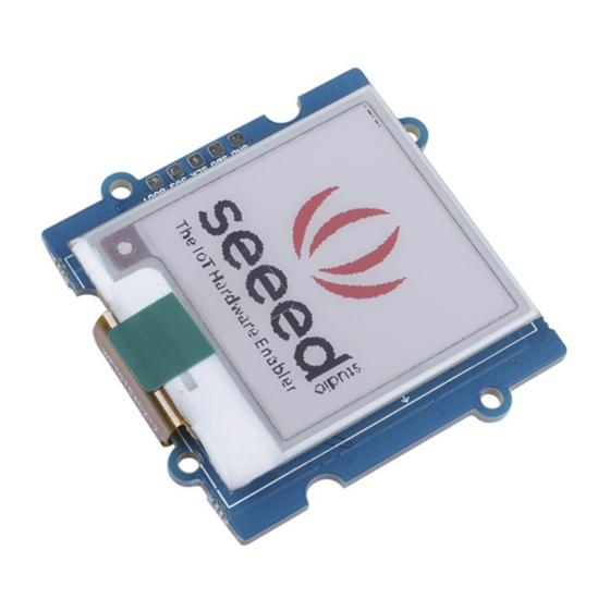Seeed Grove Manual