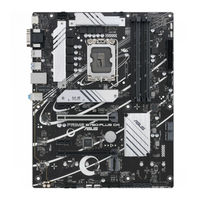 Asus TUF GAMING B760-PLUS WIFI D4 Quick Start Manual