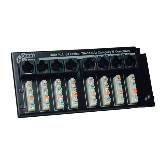 Open House H628 ChannelPlus Installation Manual