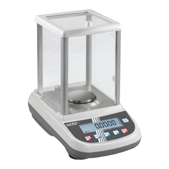 KERN PLJ Series Operating Manual