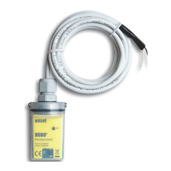 Onset HOBO Pendant UA-003-64 Manual