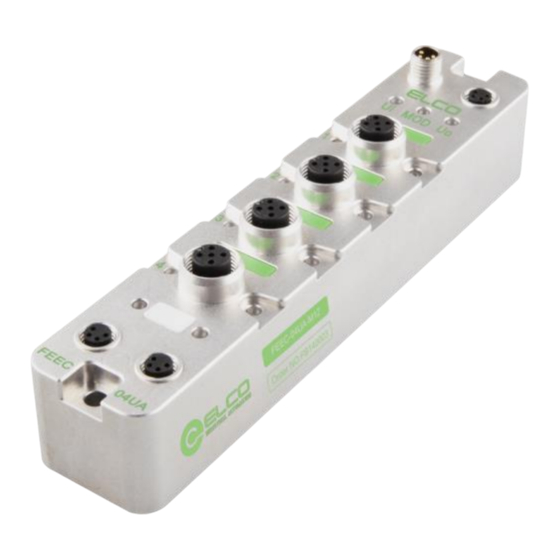 elco FEPN-04UA-M12-T Manual