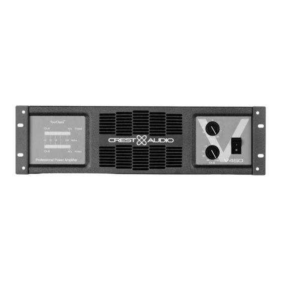 Crest Audio V450 Specifications