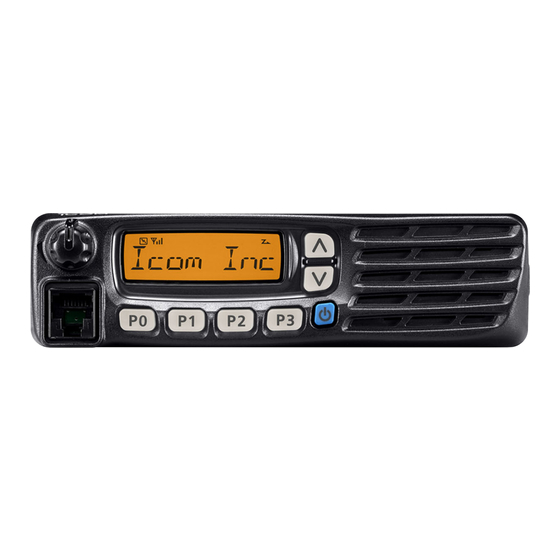 Icom IC-F5022 Instruction Manual