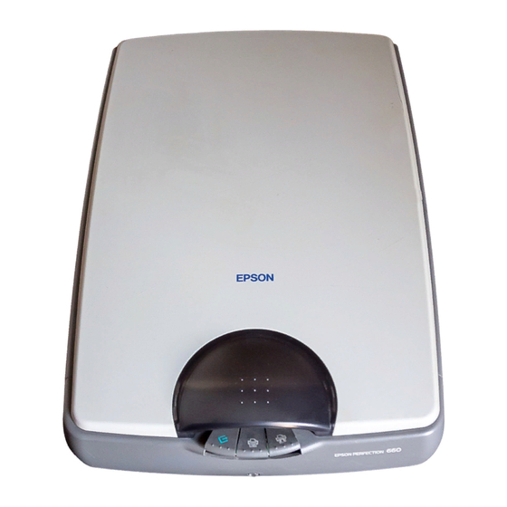 Epson Perfection 660 User Manual