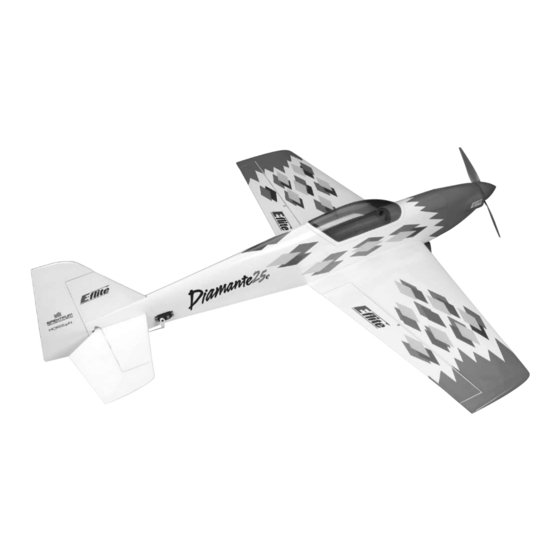 E-FLITE Diamante 25e ARF Manuals