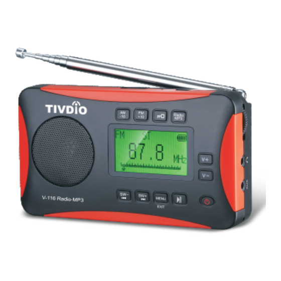 Tivdio V-116 Operation Manual