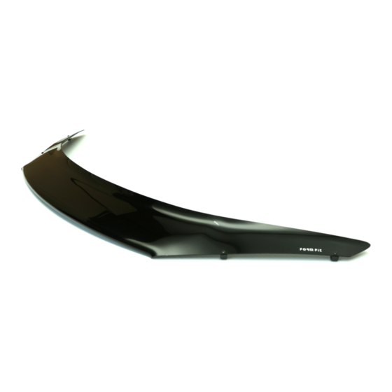 FORM FIT HD 9D 08-4 Manual