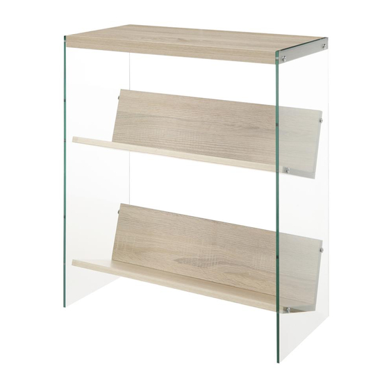 convenience concepts SOHO BOOKCASE 131559WW Assembly Instructions